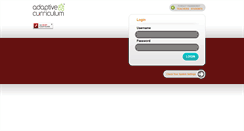 Desktop Screenshot of frontend.adaptivecurriculum.com